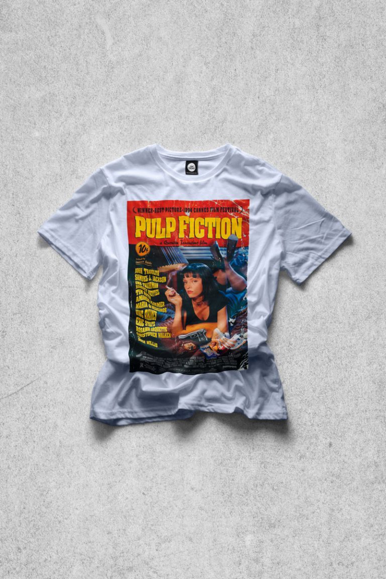 T-shirt Pulp Fiction - Tee-shirt Rétro Fan Du Film Culte - Homme